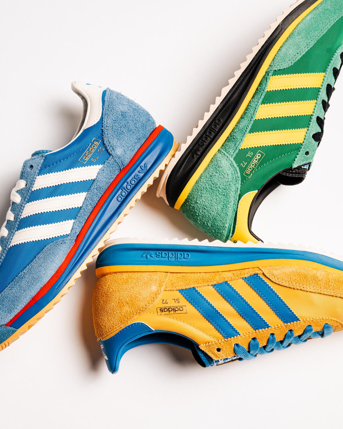 Adidas sl 72 hot sale blue yellow